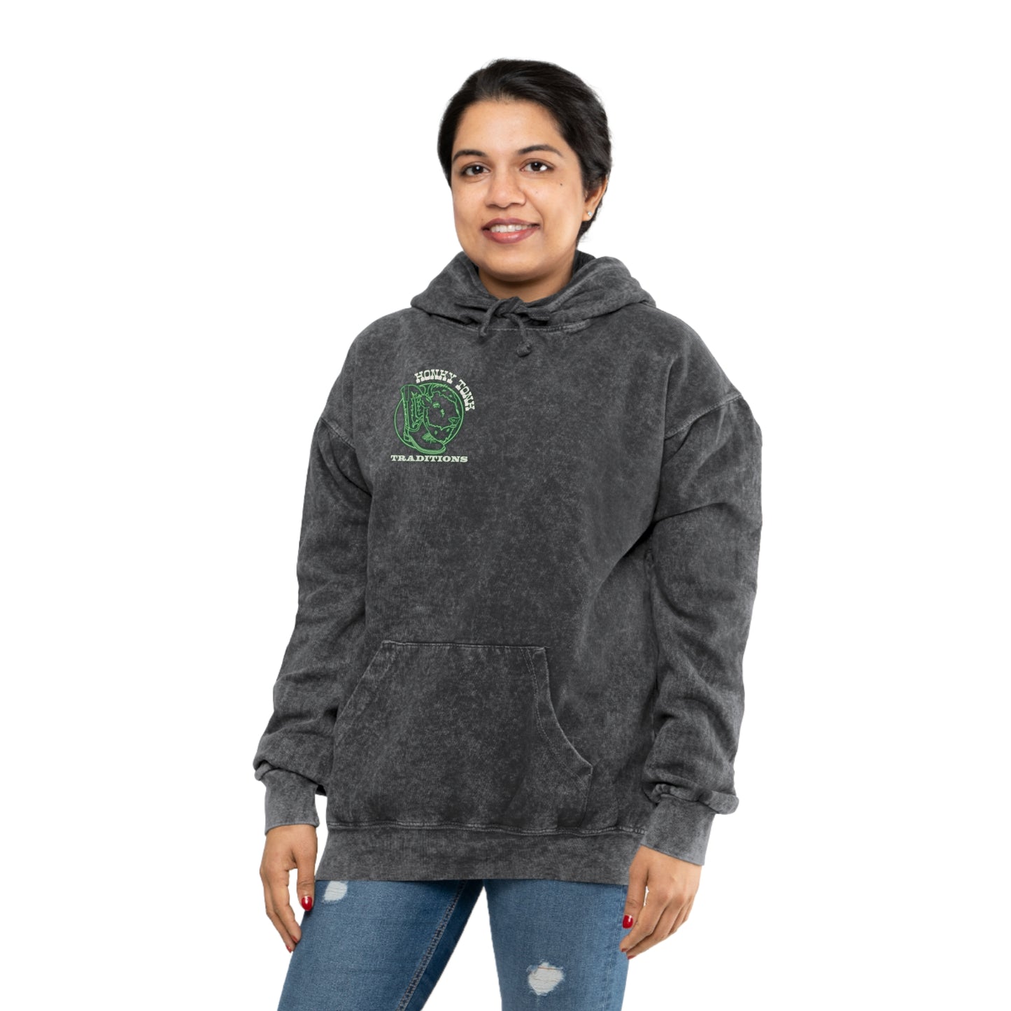 Unisex HTT Mineral Wash Hoodie