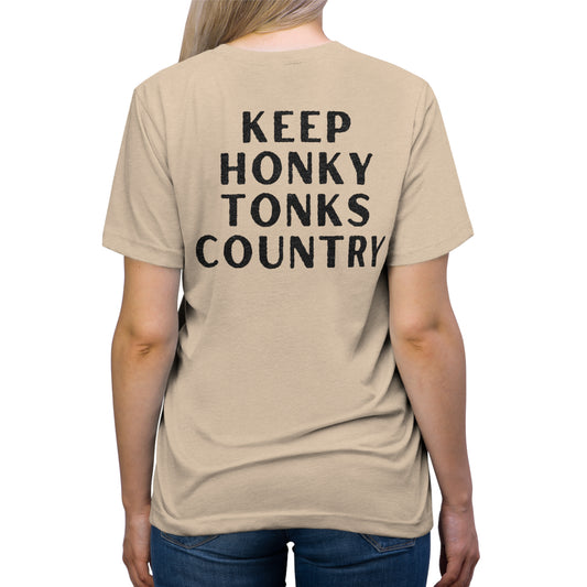 Keep Honky Tonks Country (Black)