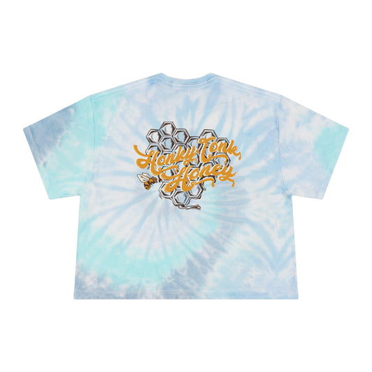 Honky Tonk Honey Tie-Dye Crop Tee