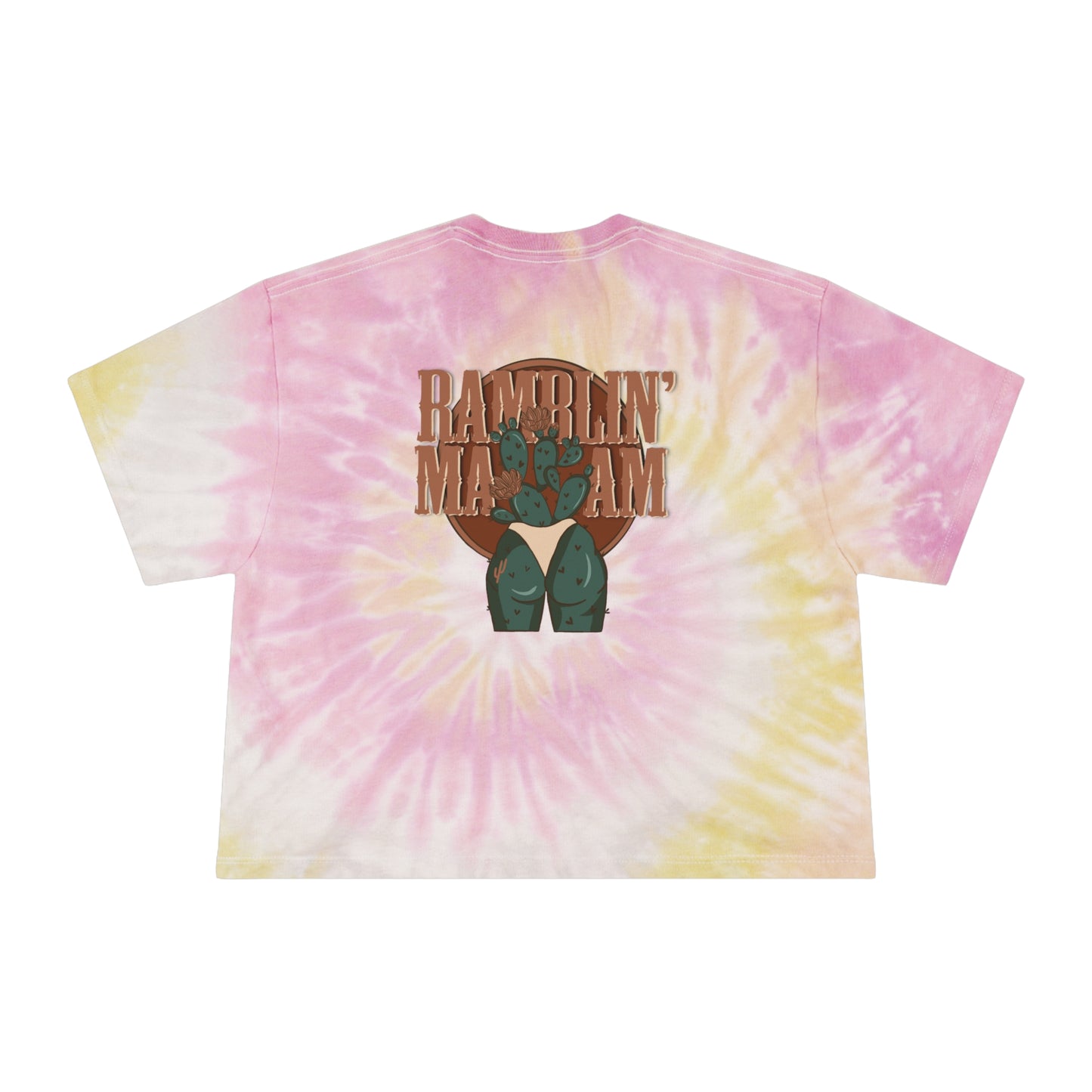 Ramblin Ma'am Tie-Dye Crop Tee