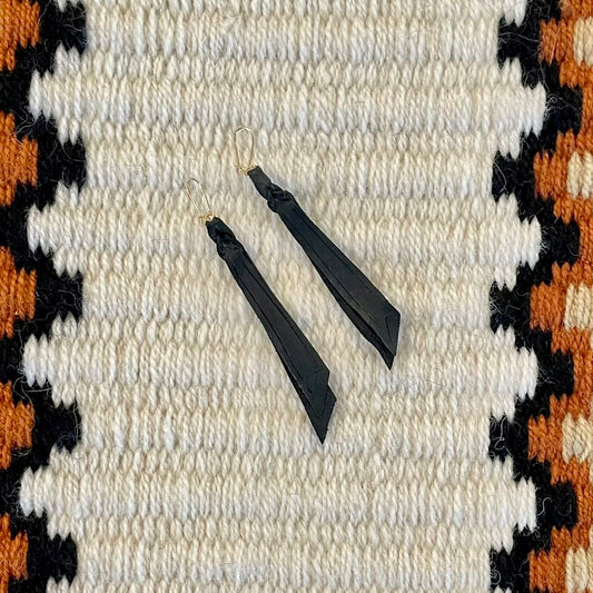 Leather Scrap Earrings