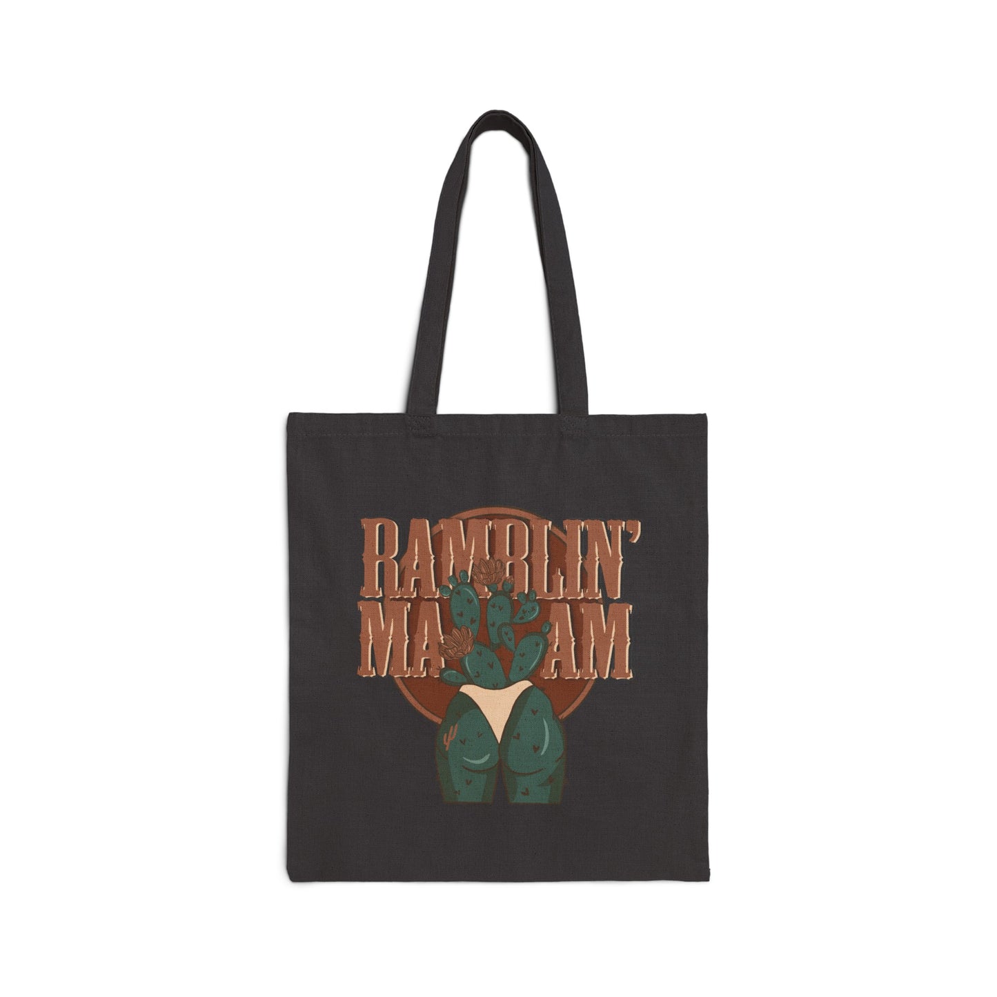 Cotton Canvas Tote Honky Tonk Honey/Ramblin' Ma'am Bag