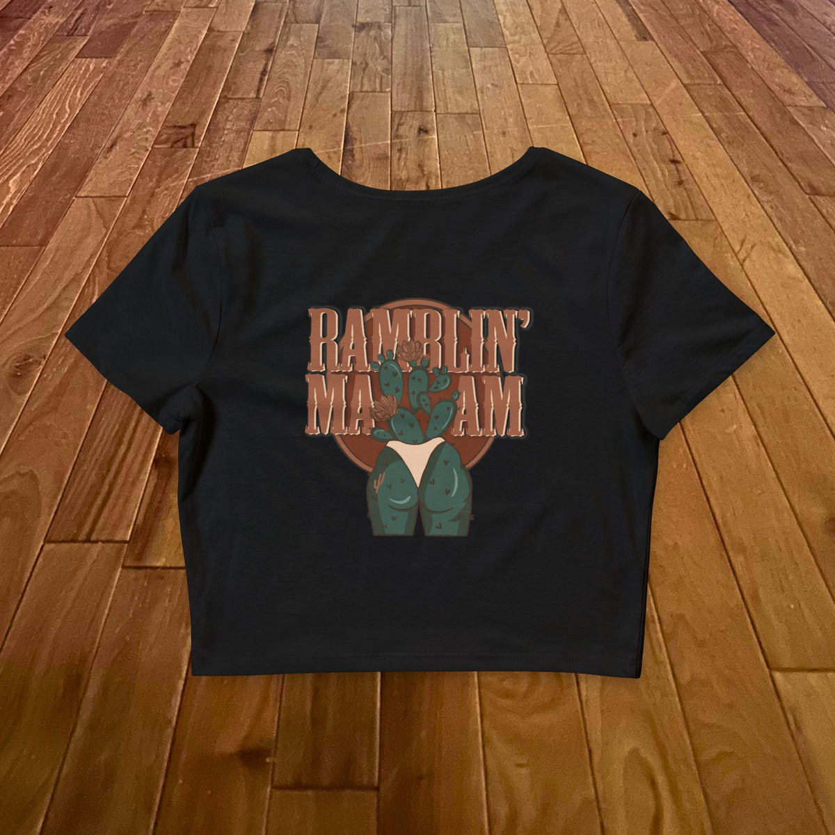 Ramblin' Ma'am Crop Tee