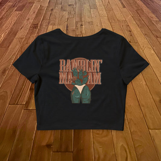 Ramblin' Ma'am Crop Tee