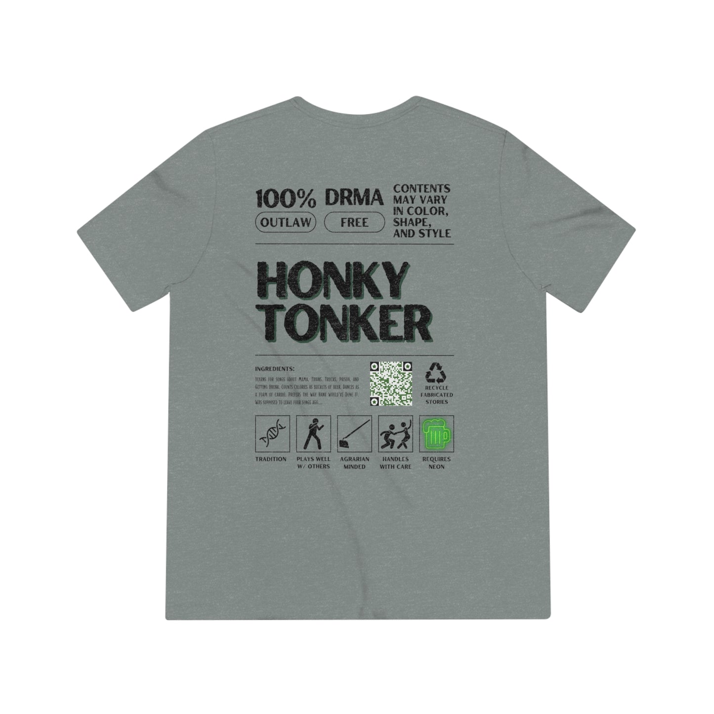 Honky Tonker Ingredients (Black)