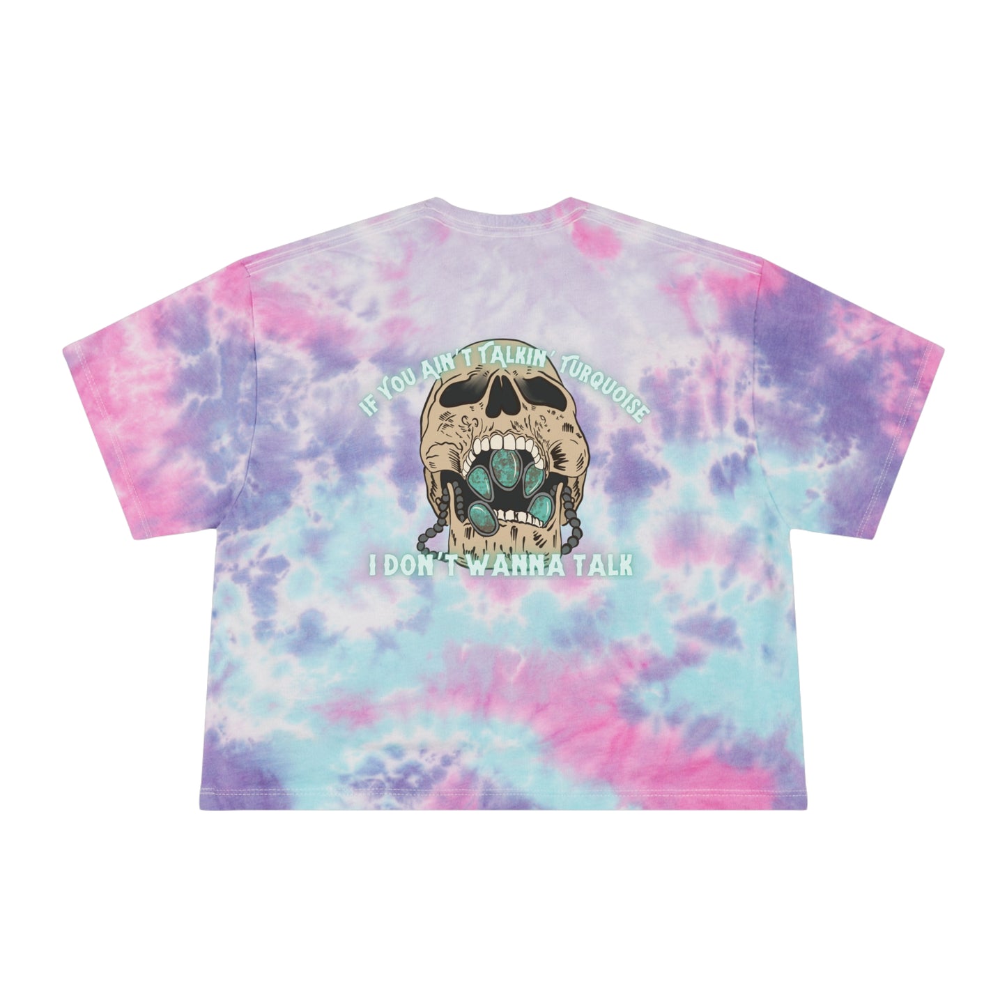 Talkin' Turqouise Tie-Dye Crop Tee