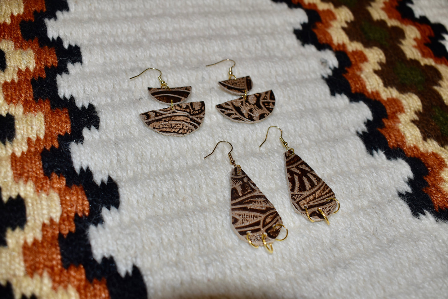 Leather Scrap Earrings