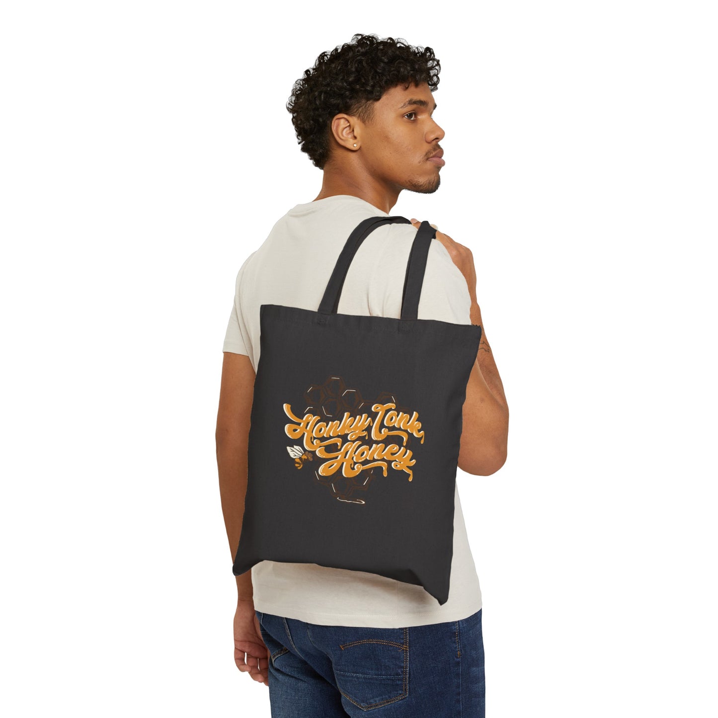 Cotton Canvas Tote Honky Tonk Honey/Ramblin' Ma'am Bag