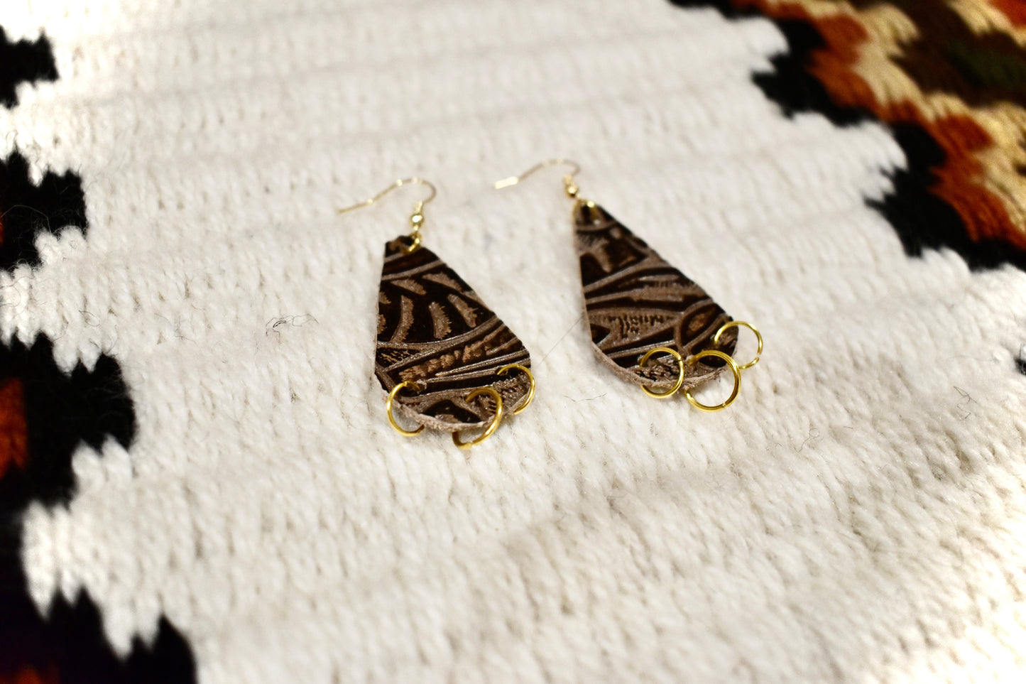 Leather Scrap Earrings